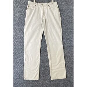 Bills Khakis Beige Twill  5-Pocket Mens Pants 32x33 (tag 34waist) Workwear Chore